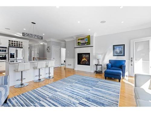 37 Grayview Dr, Grey Highlands, ON - Indoor Photo Showing Living Room With Fireplace