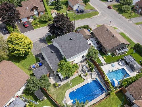 Aerial photo - 13 Rue De Sagard, Gatineau (Gatineau), QC - Outdoor With In Ground Pool With View