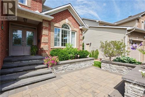 Double door, beautiful stone work at the entrance - 31 Forillon Crescent, Ottawa, ON - Outdoor