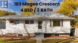 183 Magee CRESCENT  Regina, SK S4R 6K6