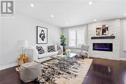 37 Cherie Road, St. Catharines, ON - Indoor Photo Showing Living Room With Fireplace