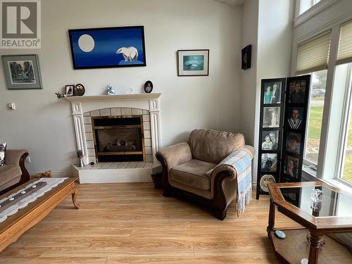 4941 4Th Avenue, Smithers, BC - Indoor Photo Showing Living Room With Fireplace