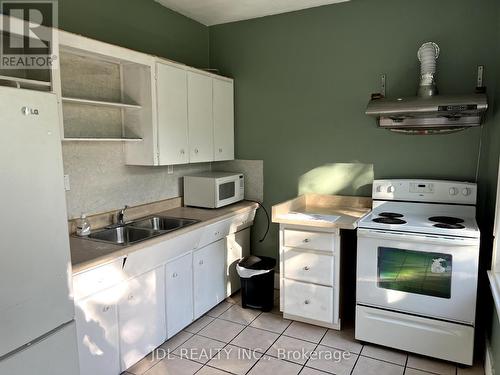 703-705 Partington Avenue, Windsor, ON - Indoor Photo Showing Kitchen With Double Sink