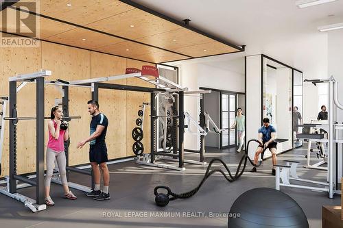 1404 - 15 Lower Jarvis Street, Toronto (Waterfront Communities), ON - Indoor Photo Showing Gym Room