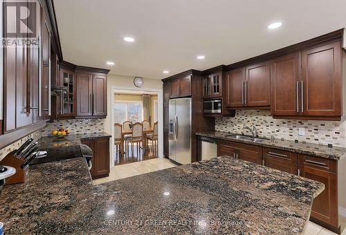 461 Nahani Way, Mississauga (Hurontario), ON - Indoor Photo Showing Kitchen With Double Sink With Upgraded Kitchen