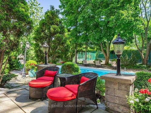 65 Charles St, Vaughan, ON - Outdoor With In Ground Pool