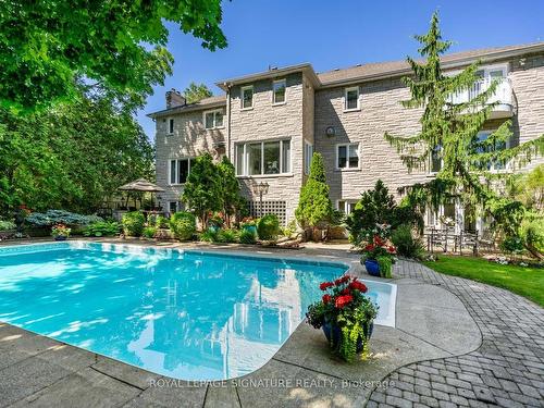 65 Charles St, Vaughan, ON - Outdoor With In Ground Pool