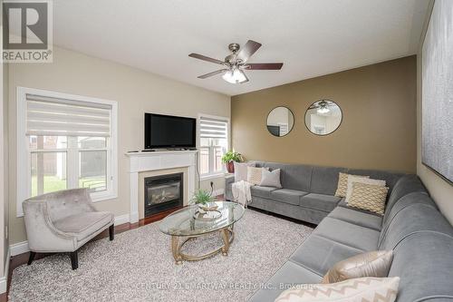 159 Wright Crescent, Niagara-On-The-Lake, ON - Indoor Photo Showing Living Room With Fireplace