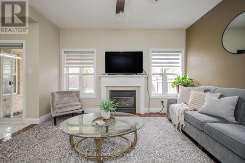 159 Wright Crescent, Niagara-On-The-Lake, ON - Indoor Photo Showing Living Room With Fireplace