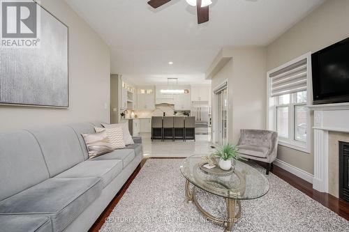 159 Wright Crescent, Niagara-On-The-Lake, ON - Indoor Photo Showing Living Room With Fireplace