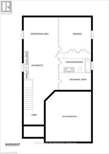 Proposed Basement Layout - 3909 Big Leaf Trail, London, ON - Other