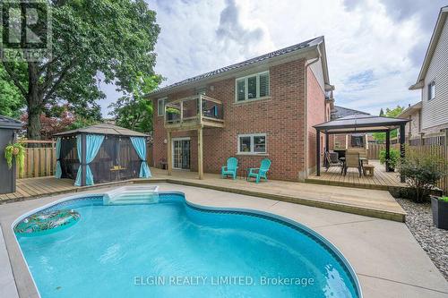 15 Hummingbird Lane, St. Thomas, ON - Outdoor With In Ground Pool With Deck Patio Veranda With Exterior