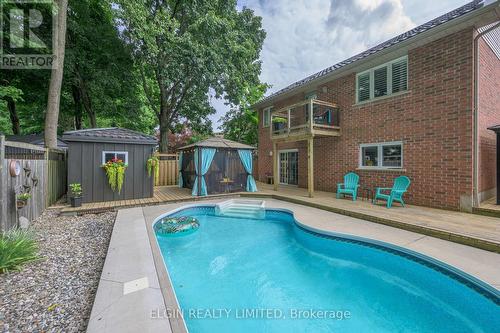 15 Hummingbird Lane, St. Thomas, ON - Outdoor With In Ground Pool With Exterior