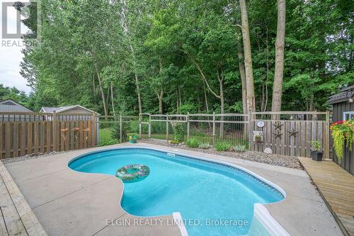 15 Hummingbird Lane, St. Thomas, ON - Outdoor With In Ground Pool With Deck Patio Veranda