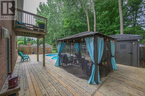 15 Hummingbird Lane, St. Thomas, ON - Outdoor With Deck Patio Veranda With Exterior