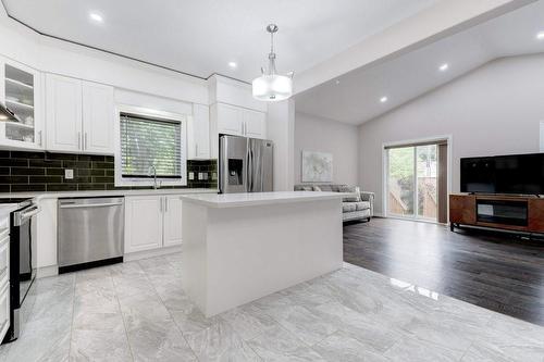 58 Province Street N, Hamilton, ON - Indoor Photo Showing Kitchen With Upgraded Kitchen