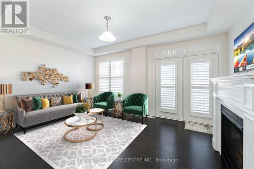 84 Heming Trail, Hamilton (Ancaster), ON - Indoor Photo Showing Living Room With Fireplace