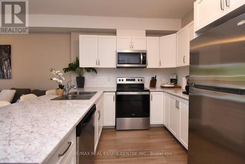 203 - 2605 Binbrook Road, Hamilton (Binbrook), ON - Indoor Photo Showing Kitchen With Stainless Steel Kitchen With Double Sink