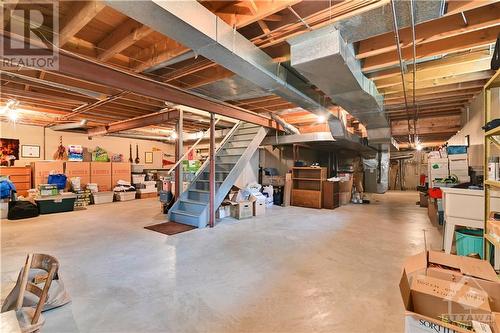 Large unfinished basement - 35 Holitman Drive, Ottawa, ON - Indoor Photo Showing Basement