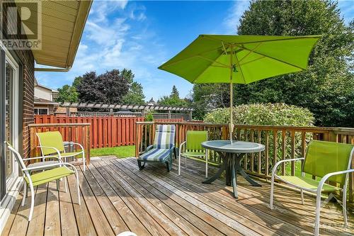 Large private deck - 35 Holitman Drive, Ottawa, ON - Outdoor With Deck Patio Veranda With Exterior