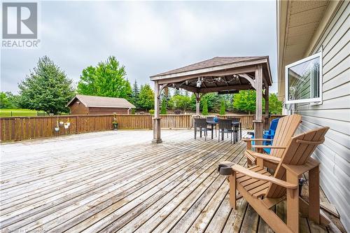 27 Highland Road, Clifford, ON - Outdoor With Deck Patio Veranda With Exterior