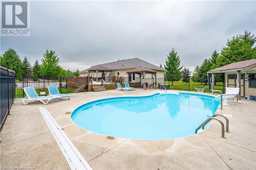 27 Highland Road, Clifford, ON - Outdoor With In Ground Pool With Backyard