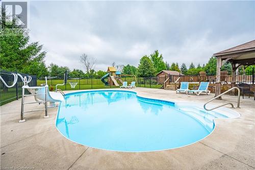 27 Highland Road, Clifford, ON - Outdoor With In Ground Pool With Backyard