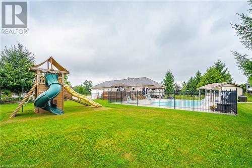 27 Highland Road, Clifford, ON - Outdoor With In Ground Pool With Backyard