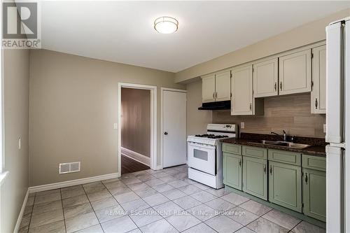 92 Ashley Street, Hamilton (Landsdale), ON - Indoor Photo Showing Kitchen With Double Sink