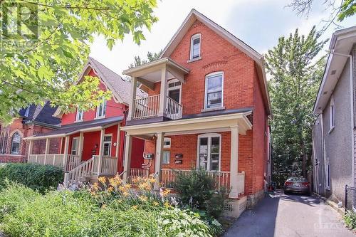 Striking brick Duplex! - 124 Stewart Street, Ottawa, ON - Outdoor With Balcony With Deck Patio Veranda With Facade