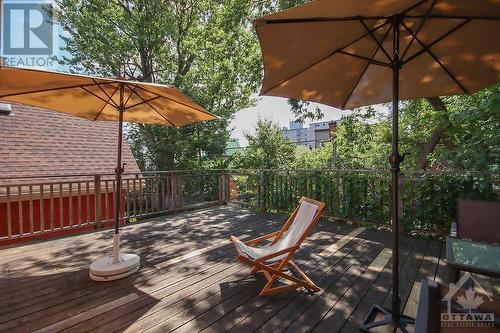 Very private & sunfilled! - 124 Stewart Street, Ottawa, ON - Outdoor With Deck Patio Veranda