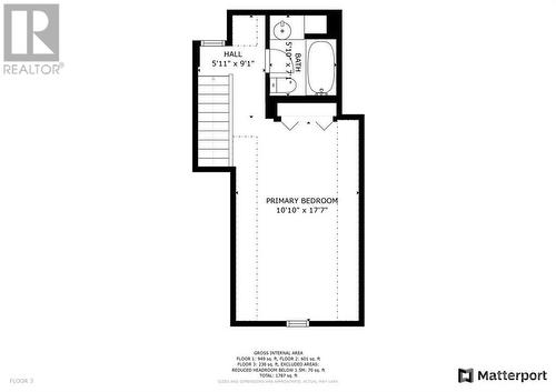 3rd Level- Floor Plan - 124 Stewart Street, Ottawa, ON - Other