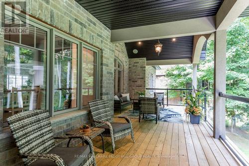 28 Heron Boulevard, Springwater (Snow Valley), ON - Outdoor With Deck Patio Veranda With Exterior