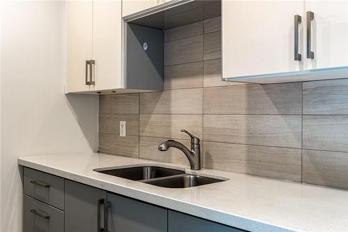 92 Ashley Street, Hamilton, ON - Indoor Photo Showing Kitchen With Double Sink