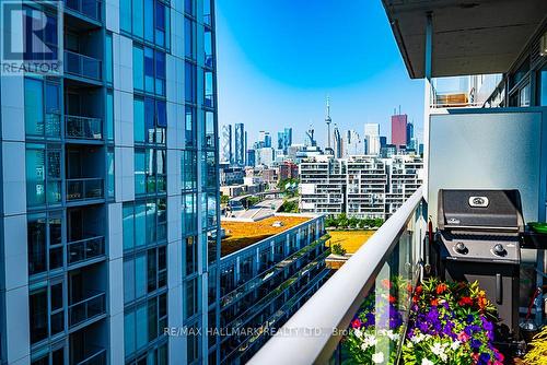 1402 - 30 Baseball Place, Toronto (South Riverdale), ON - Outdoor With Balcony