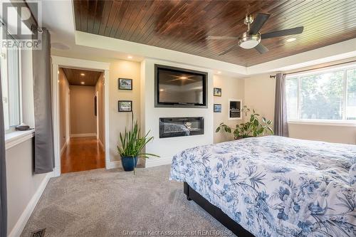 336 Delaware Avenue, Chatham, ON - Indoor Photo Showing Bedroom With Fireplace