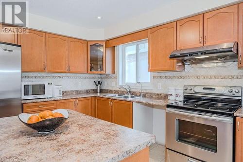 67 Revell Dr Drive, Guelph, ON - Indoor Photo Showing Kitchen With Double Sink