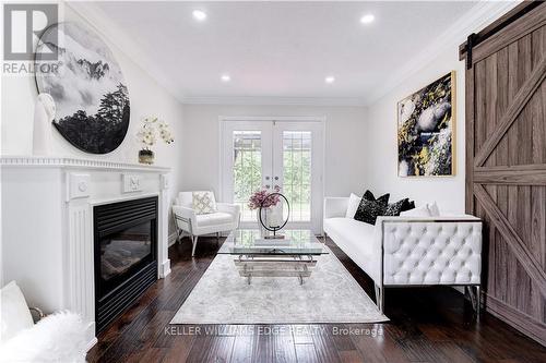 414 Yale Crescent, Oakville (Bronte West), ON - Indoor Photo Showing Living Room With Fireplace