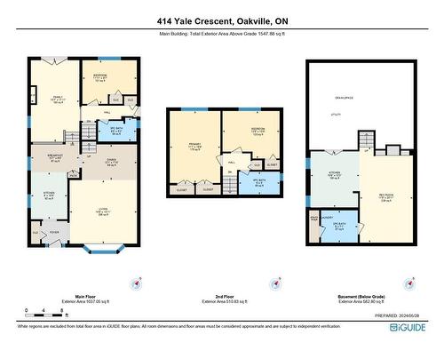 Floor Plan - 414 Yale Crescent, Oakville, ON - Other