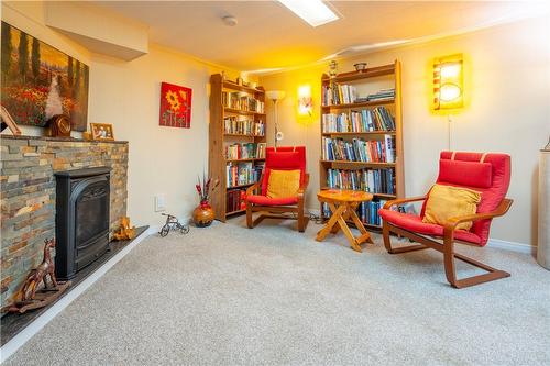 131 Meadowlark Drive, Hamilton, ON - Indoor With Fireplace