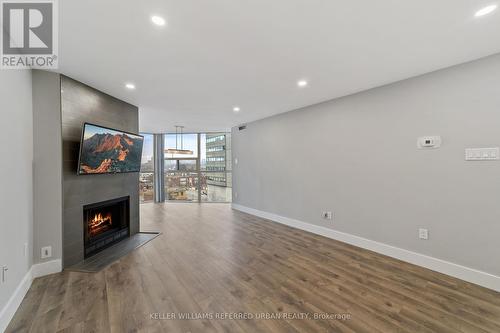 1111 - 725 King Street W, Toronto, ON - Indoor With Fireplace