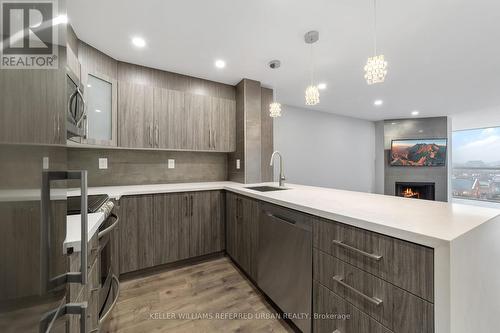 1111 - 725 King Street W, Toronto, ON - Indoor Photo Showing Kitchen With Upgraded Kitchen