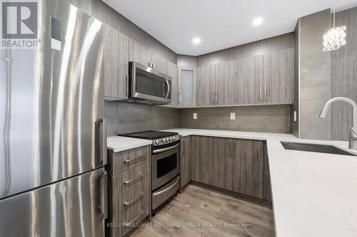 1111 - 725 King Street W, Toronto, ON - Indoor Photo Showing Kitchen With Stainless Steel Kitchen