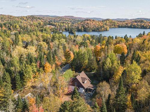 Aerial photo - 250 Ch. Du Lac-Des-Sables, Sainte-Agathe-Des-Monts, QC - Outdoor With Body Of Water With View