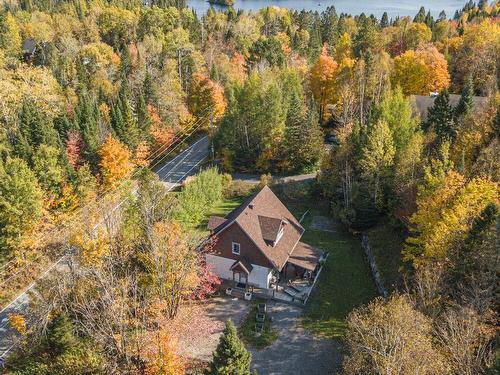 Aerial photo - 250 Ch. Du Lac-Des-Sables, Sainte-Agathe-Des-Monts, QC - Outdoor With View