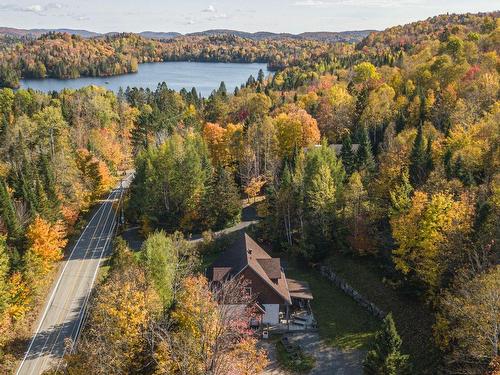 Aerial photo - 250 Ch. Du Lac-Des-Sables, Sainte-Agathe-Des-Monts, QC - Outdoor With Body Of Water With View