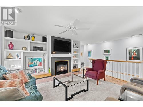 2330 Butt Road Unit# 228, Westbank, BC - Indoor Photo Showing Living Room With Fireplace