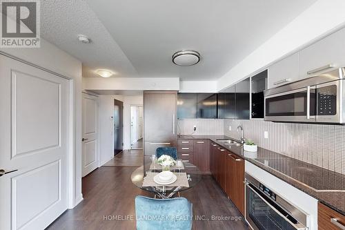 1608 - 5168 Yonge Street, Toronto (Willowdale West), ON - Indoor Photo Showing Kitchen With Double Sink