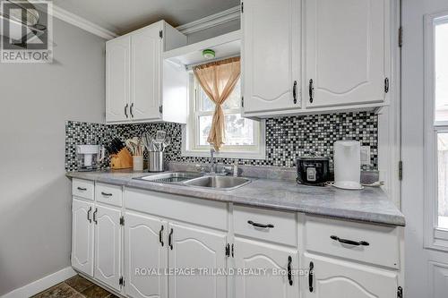 31 Malakoff Street, St. Thomas, ON - Indoor Photo Showing Kitchen With Double Sink