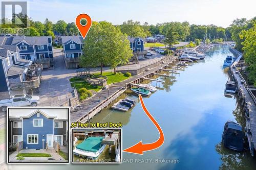 Superb riverfront condo close to beach w/ dock - 4 - 5 River Road, Lambton Shores (Grand Bend), ON - Outdoor With Body Of Water With View